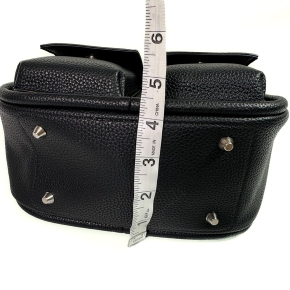 Anthropologie Faux Leather Utility Box Bag in Black NWT - Picture 11 of 11